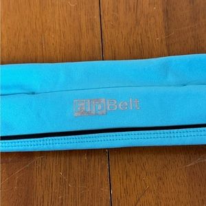 FlipBelt Aqua Blue Waistband Running belt one size fits most pockets